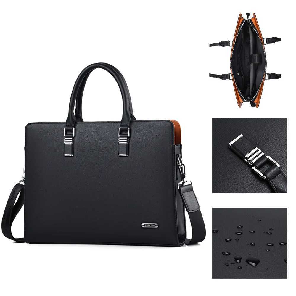 New Free Delivery Men Business Briefcase For Husband Shoder Bag M Laptop Briefcases Bags Large Capacity Mens Handbag Bolso Mujer Z250327 Designer