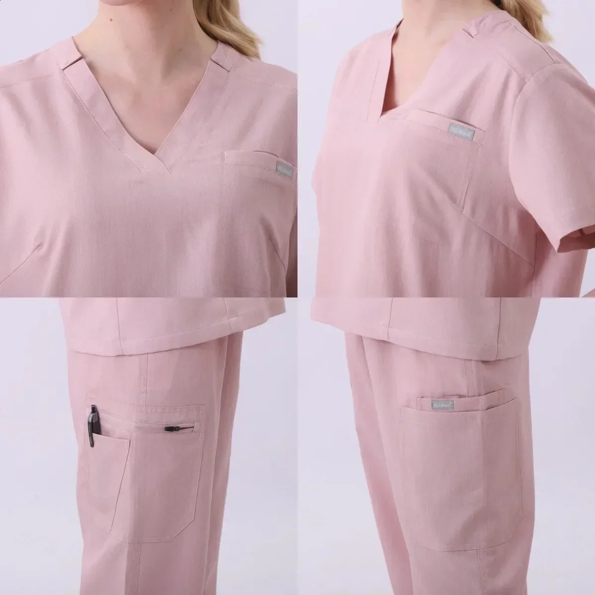 uniform breathable top jogging set unisex beauty institution frosted womens pet store veterinary care accessories 250326