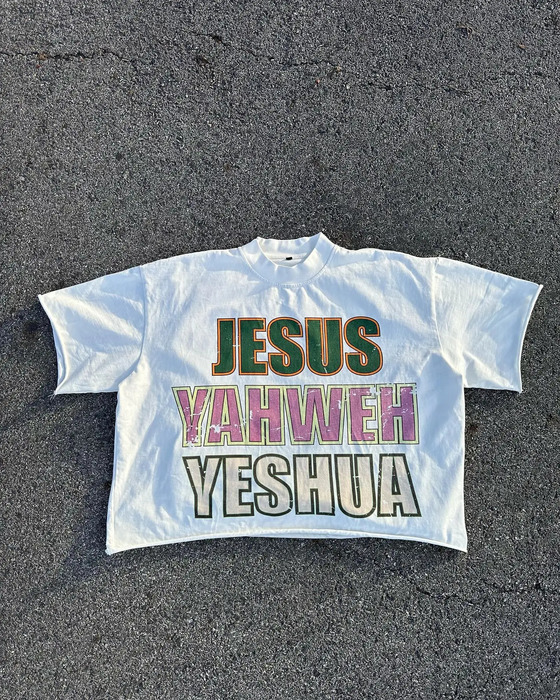 Streetwear Y2K Tops Harajuku Hip Hop Letter Graphic Print Short Sleeve Gothic Cotton Oversized T Shirt Mens Clothing 250318