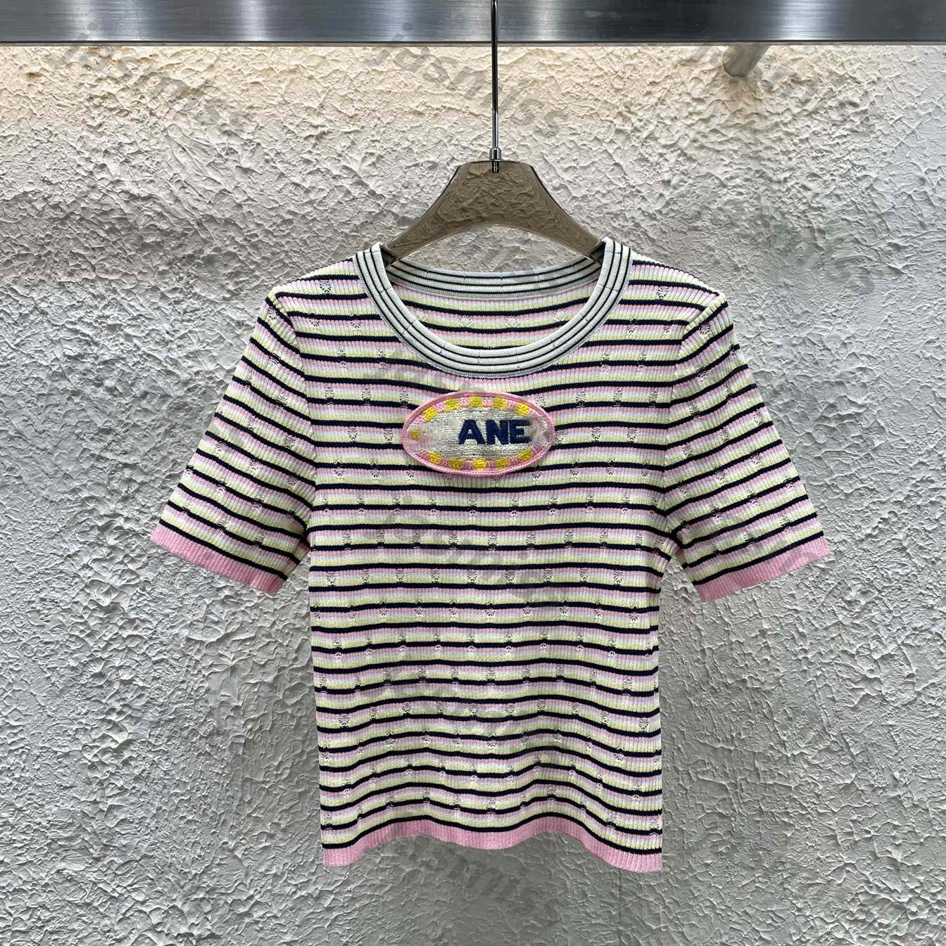 Summer Designer T-shirts Luxury Tshirt For Womens Brand Letter Woman Shirts Knitted Tees Tops Women Teeshirt Lady Tee -8 Ladies Teeshirts Clothes Clothing DZD2503271