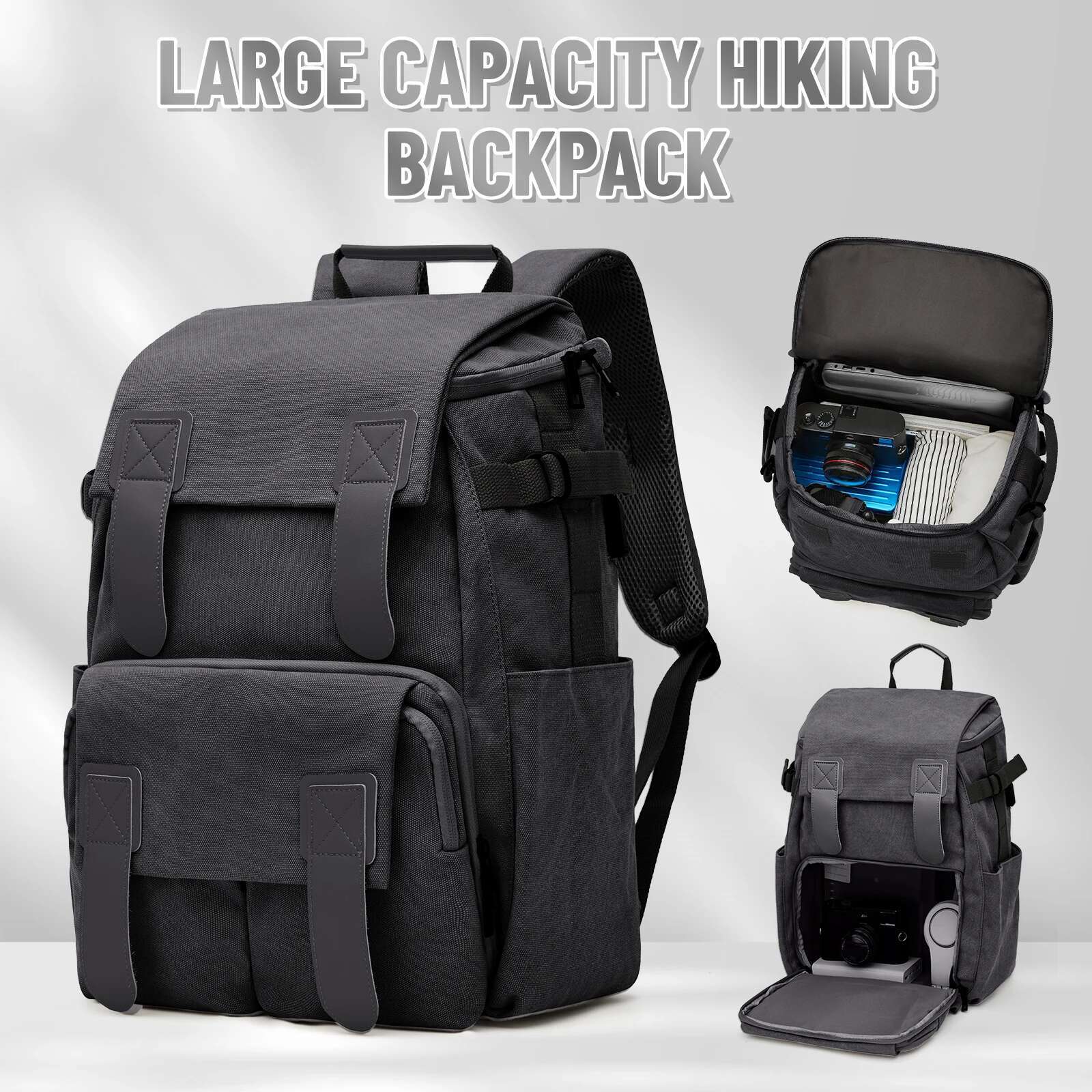 Camera Men Travel College Waterproof Laptop Bag For Women Fashion Business Work Casual Hiking Backpack