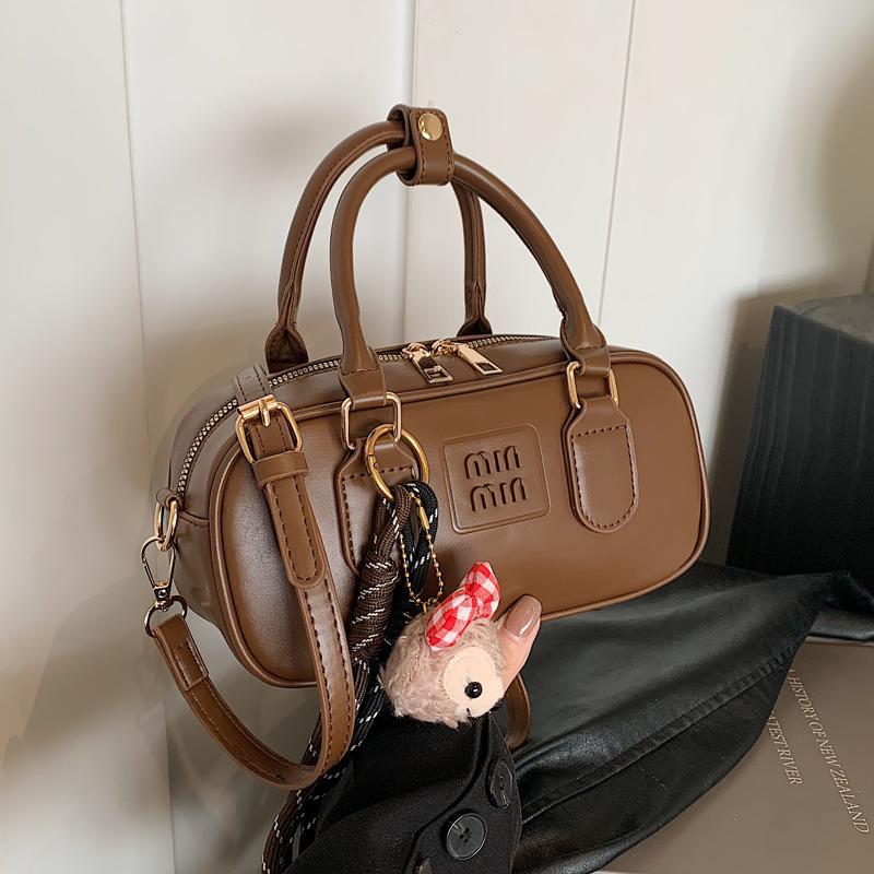 Free shipping Designer Bag new retro bowg women fashion texture hand small square solid color crossbody bag 2025s