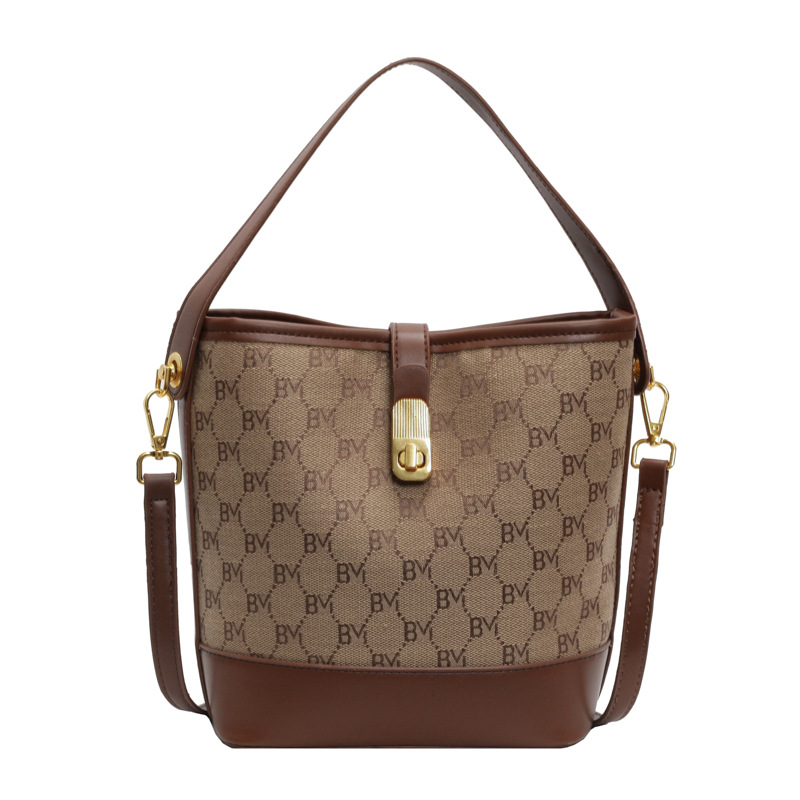 design bag 2025 fashion bucket bag women's hand-held shoulder bag with high-quality texture large capacity and small size crossbody bag