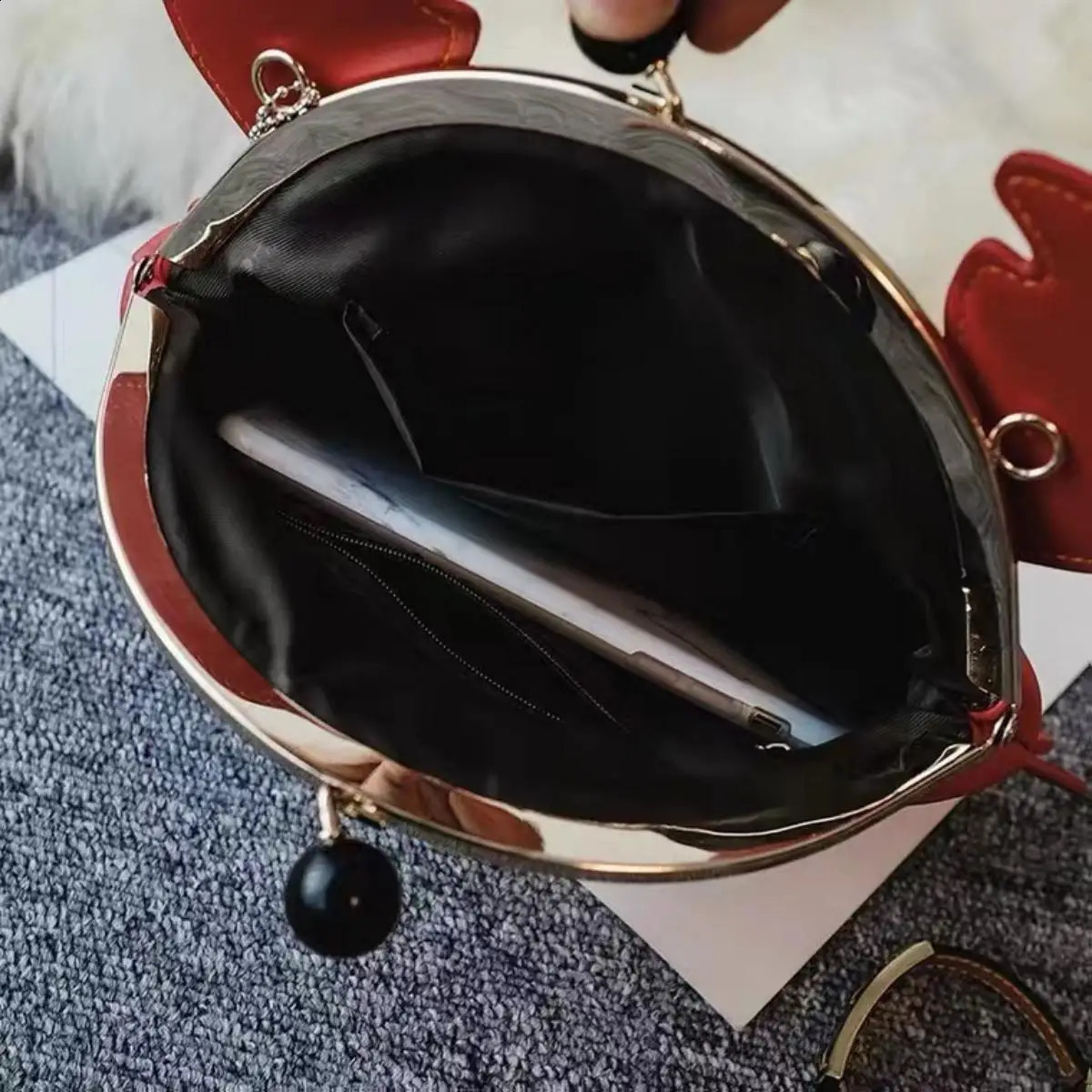 Womens Fashion Cute Crab Bag Funny Animal Crossbody Shoulder Bag 250327