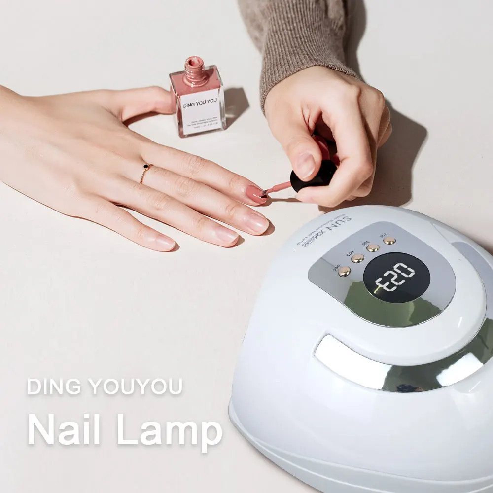 Professional nail dryer UV LED lamp for gel polishing 81 art accessories curing toe nails 250325