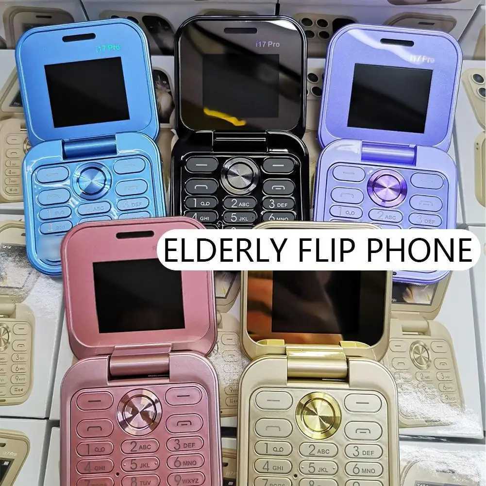 Small foldable phone with automatic call recording speed dialing dual SIM cards high-definition rear camera flip phone M250327