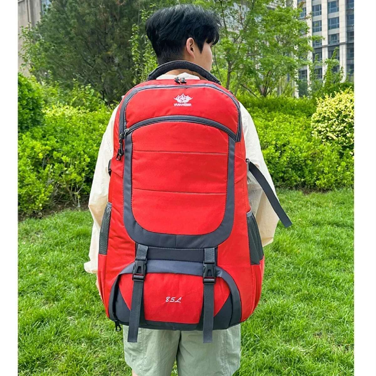 85L Large Capacity Travel Waterproof Hiking Mountaineering Bag, Lightweight And High-Quality Outdoor Backpack