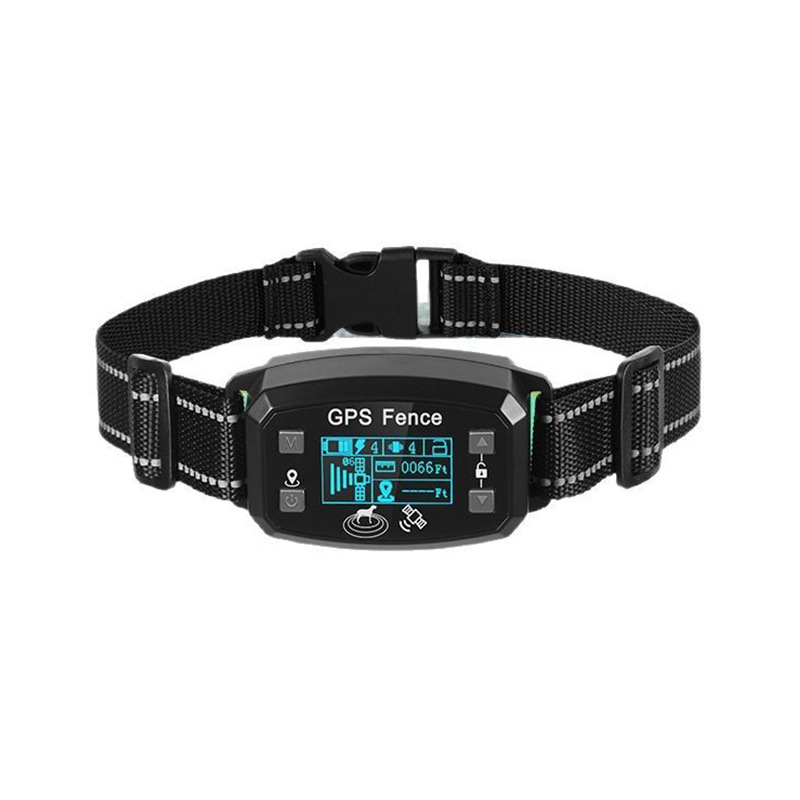 Pet GPS wireless electronic fence dog fence waterproof bark stop device dog trainer training electric shock collar