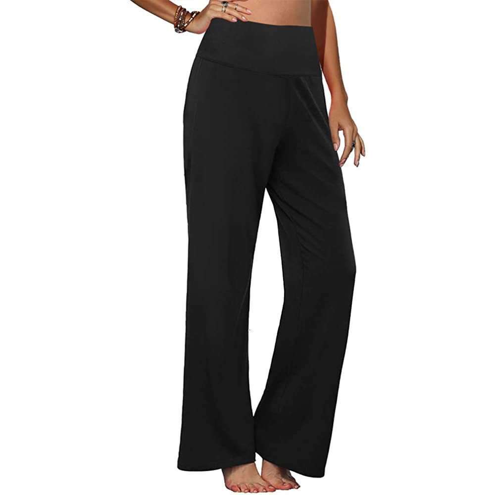 Women Yoga Pants Spring And Summer Women S Sports Fitness Running Casual Loose Fit Wide Leg Pants Yoga Pants YJ