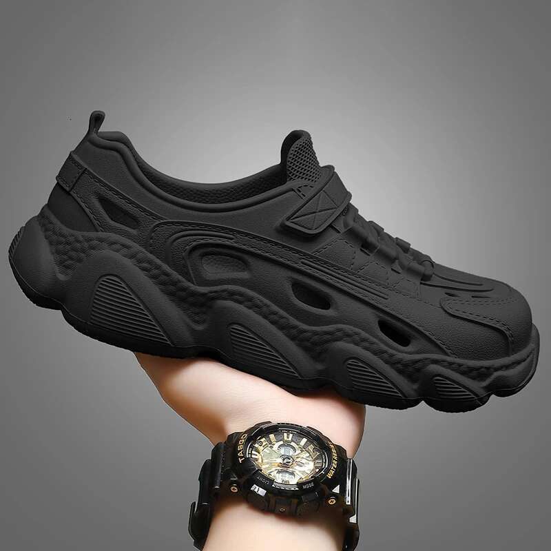 QYCKABY Men's Summer Men Soft EVA Sole Breathable Anti-skid Casual Shoes Outdoor Beach Fashion Fishing Sandals Male