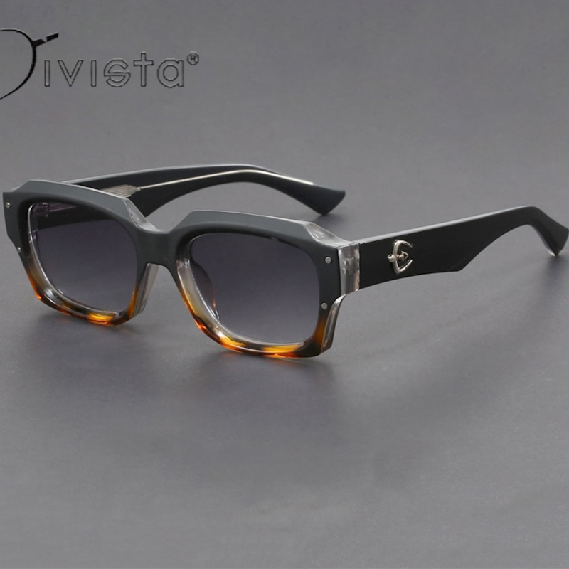 Square Steampunk Sunglasses Men Cool Sunglasses for Men Women Personalized Thick Oversized Designer y2k Cyberpunk Futuristic gothic retro vintage S189 IVISTA