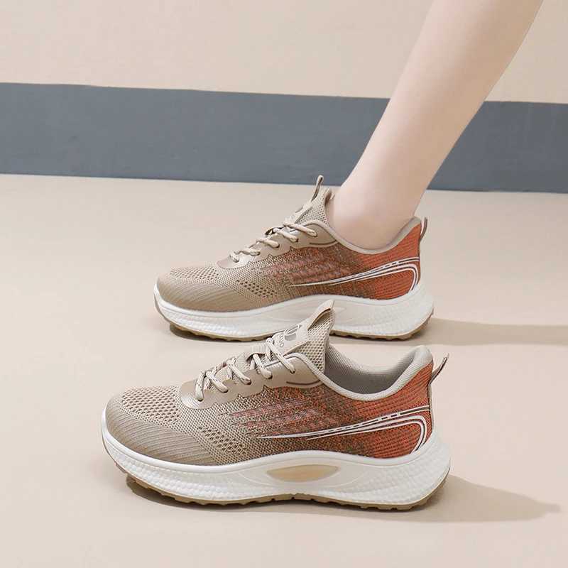 Womens sports shoes 2025 new casual shock-absorbing light student military training womens running shoes Y250325