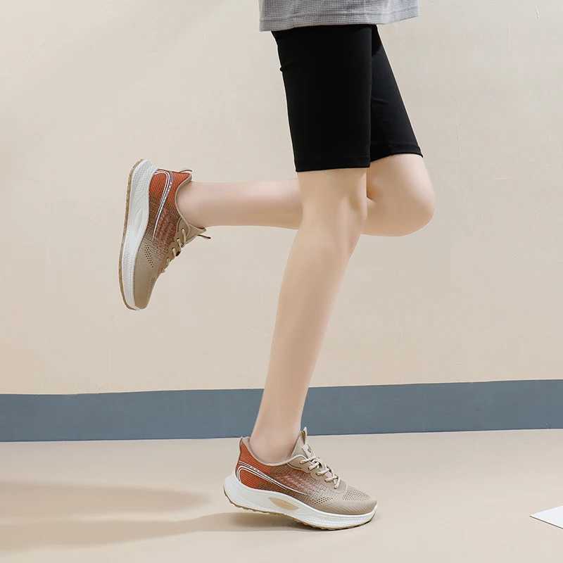 Womens sports shoes 2025 new casual shock-absorbing light student military training womens running shoes Y250325
