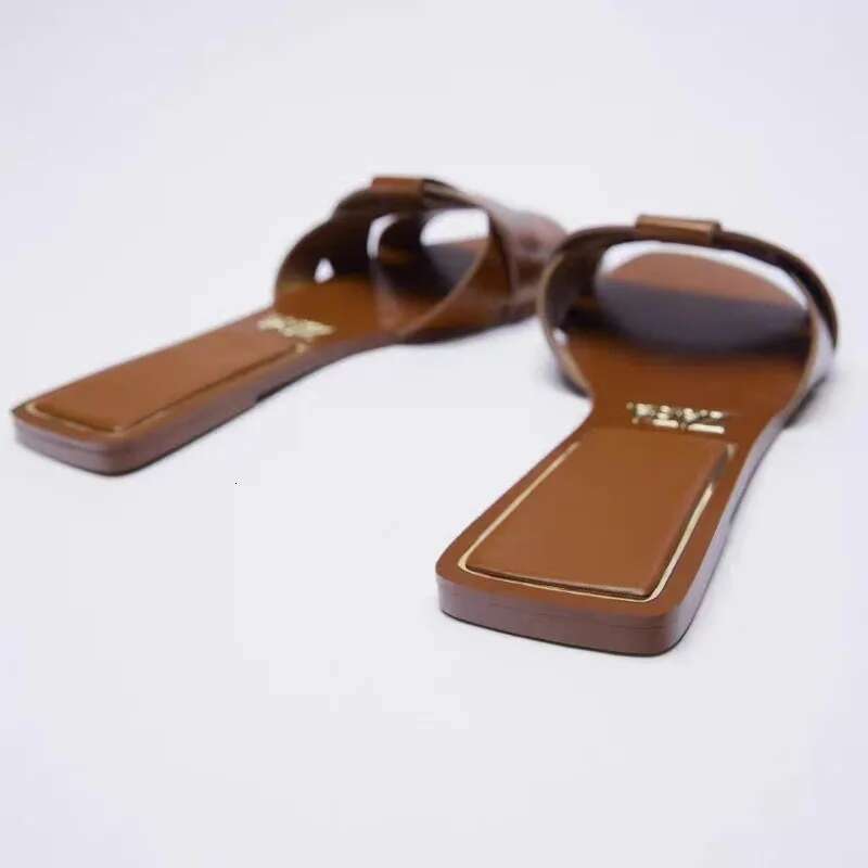 2025 Summer New Women's Flat Shoes with Comfortable Casual Designer Fashion Bottom Slippers Women's Shoes