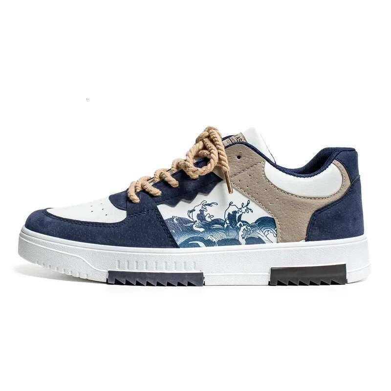Men Casual Sneakers Autumn New Breathable Sports Shoe Workwear Fashion Thick Soled Wear-resistant Lace Up Anti Slip Shoes