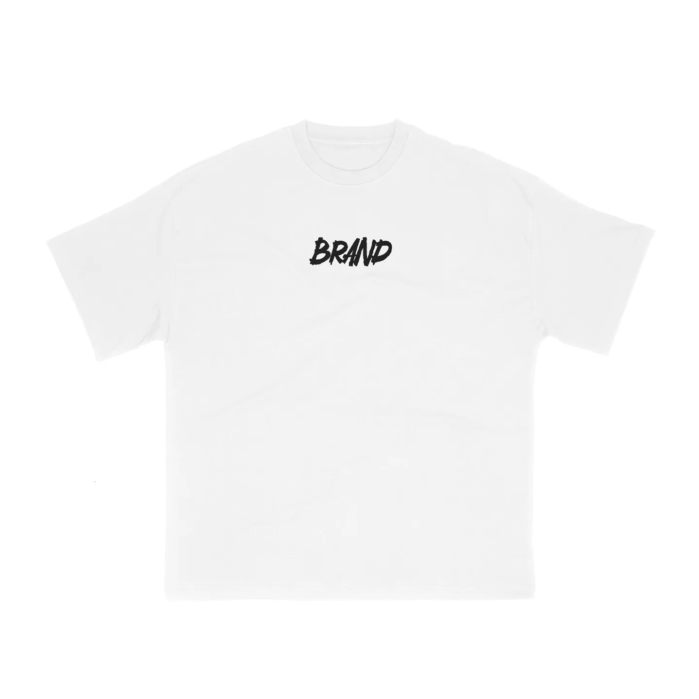 2025 Crew American Retro Y2K Neck Cotton Print Oversized Hip Hop Tshirt Mens High Quality Loose Trend Short Sleeve Women INS 250318