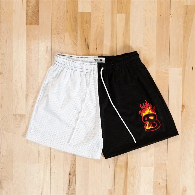 Summer Mesh Basketball Training Shorts Men Quick Drying Street Sports short pants BUCKETSQ Fashion Sweatpants Running shorts 250322