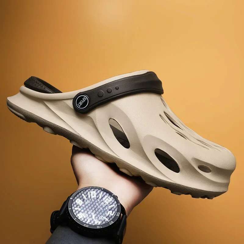 Outdoor Fishing Camping Waterproonti Slip Anti Odor for Men's Lightweight Slippers All Seasons Breathable Sandals