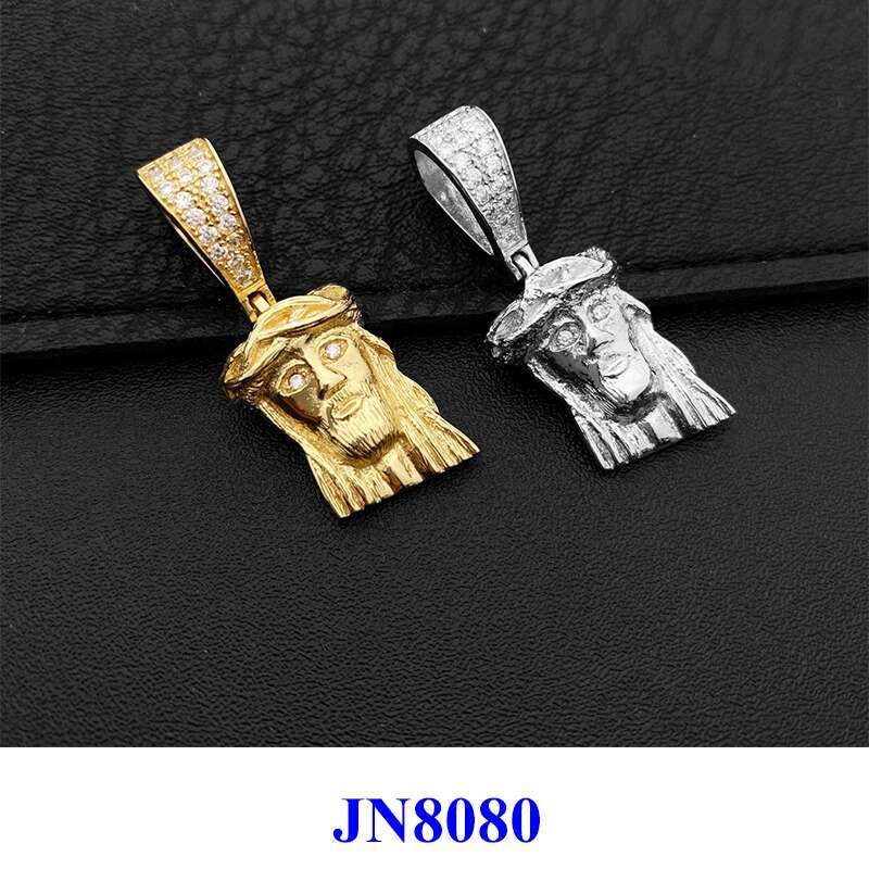 2023 New DJMAX Full Moissanite Diamond Pendant For Women Original 925 Sterling Silver Jesus Mens Diamond Pendan Hippop No Chain