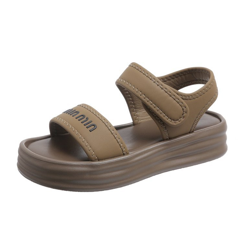 free shipping designer Sandals for woman summer breathable casual classic black beach shoes