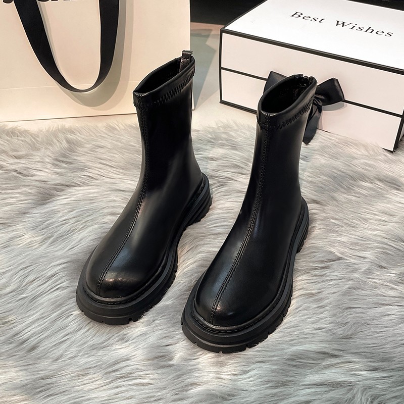Free shipping designer Women Boots black beige dark brown milk tea color Comfortable wear-resisting outdoor casual shoe