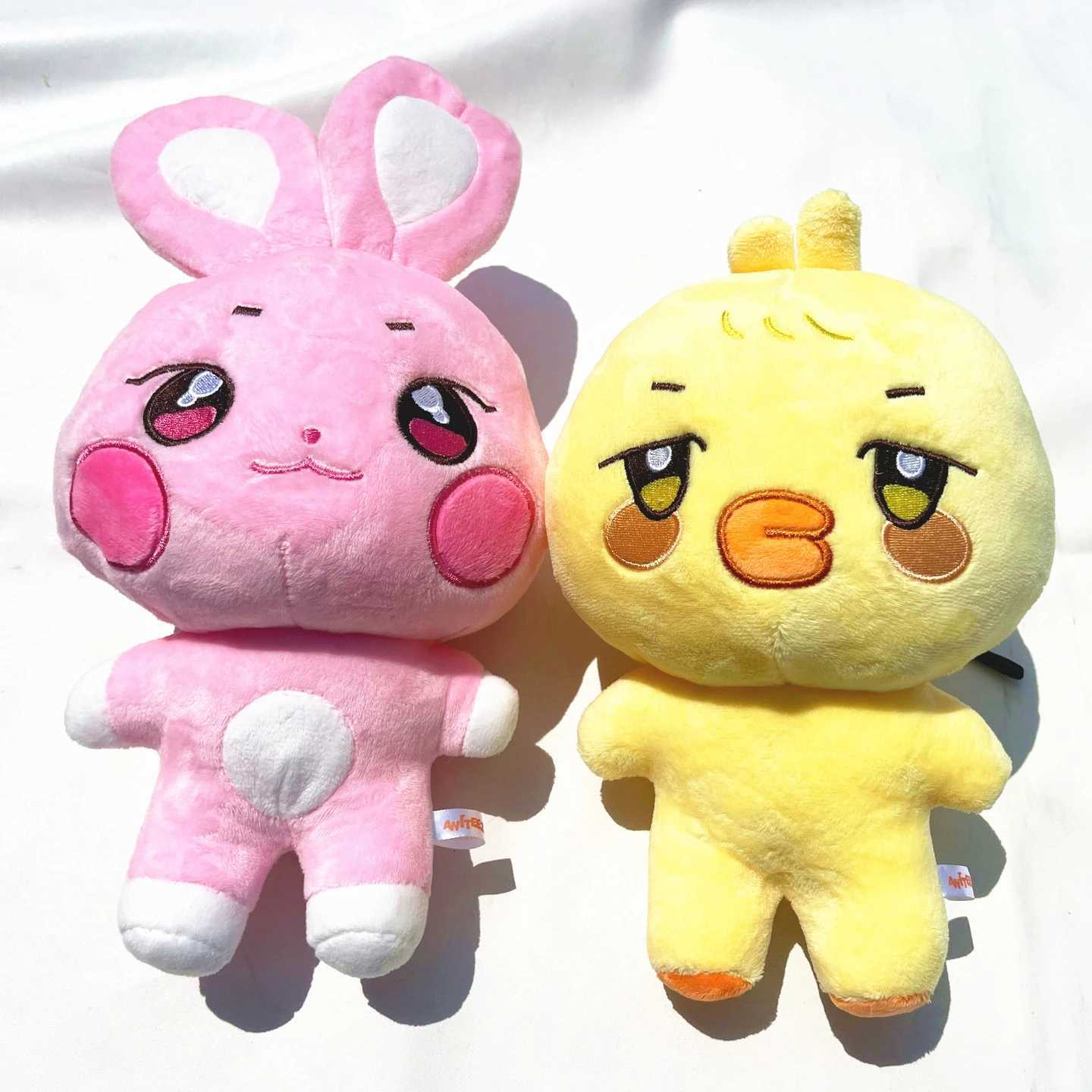 25cm ATEEZ Plush Aniteez Doll Red Chenghua Yunho Yeosang San Mingi Wooyoung Peluche Kawaii Stuffed Animal Toy Fan GiftT250326