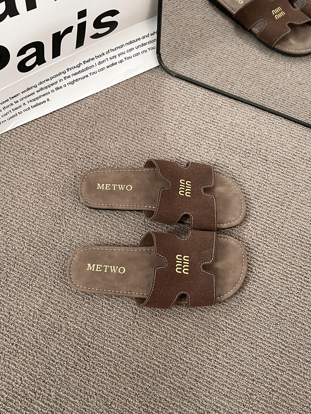 2025 new thick bottom casual flat non-slip new sandals female summer wear beach sandals lazy fashion everything