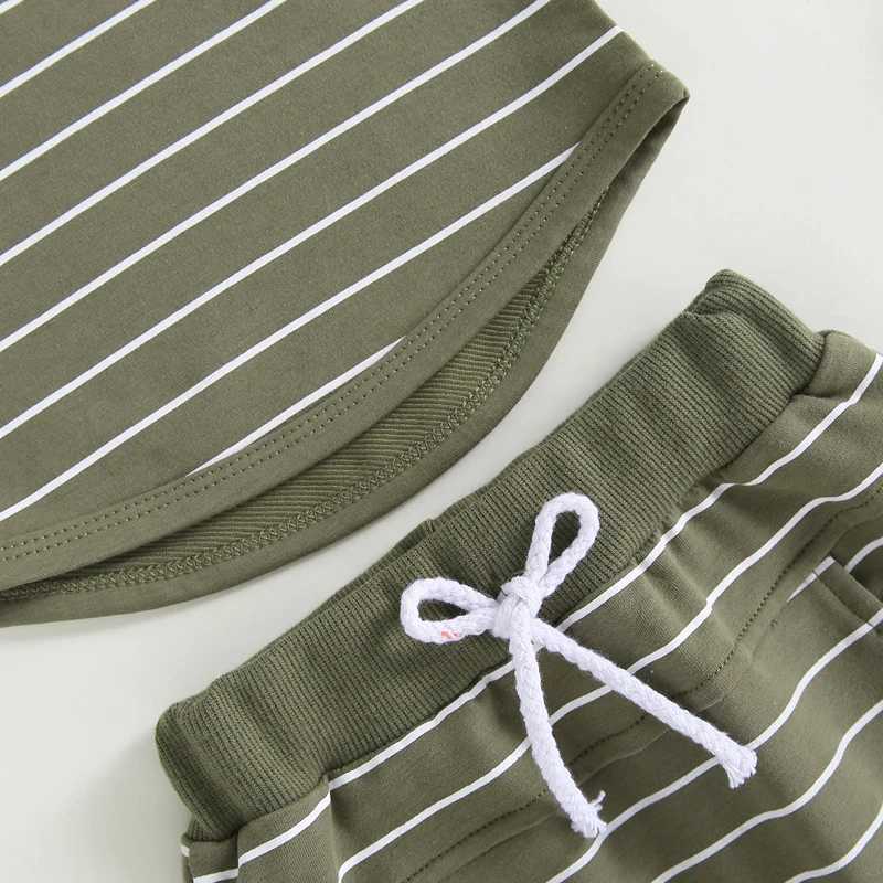 Baby Clothing Short Clothes Summer Preschool Boys Cotton Tank Top+Shorts Casual Childrens Clothing Set 0-4 YearsT250327