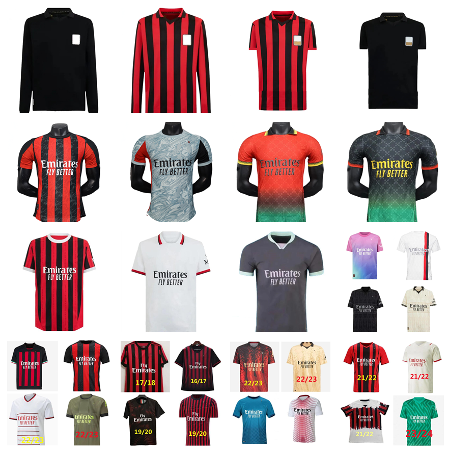 2025 2026 IBRAHIMOVIC GIROUD PULISIC soccer jersey 17 18 19 20 21 22 23 24 25 26 125-Year Anniversary Maglia Milans RAFA LEAO GIMENEZ JOAO FELIX THEO R.LEAO football shirt