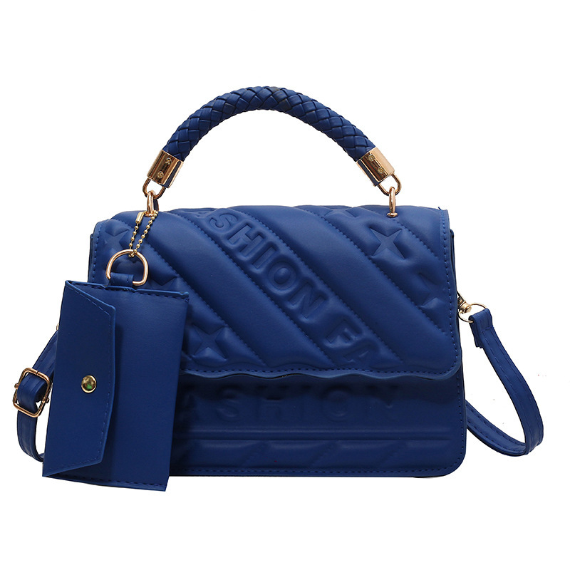 Women's bag fashion small square bag fashion trend hand bill of lading shoulder crossbody