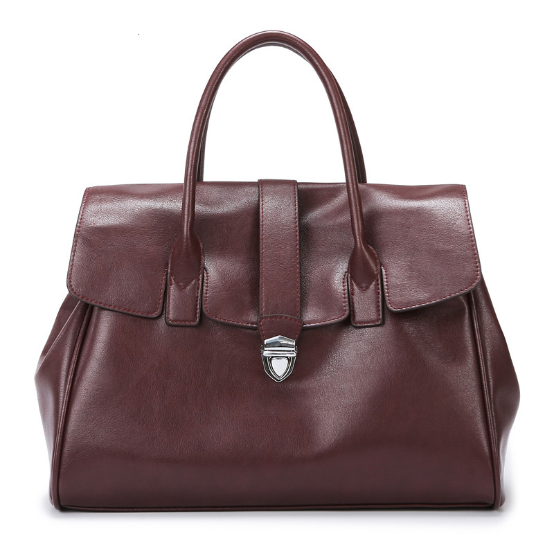 Handbag For Women, 2024 Autumn Winter New Soft Leather Tote Bag, High-End And Large Capacity Commuting Women's Bag