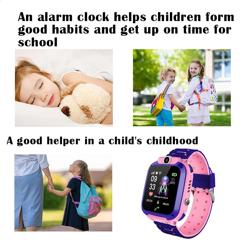 Children Mobile Watch game camera Smart Watch Touch Screen SOS children watch gift for boys and girls 4-12 years old 250327