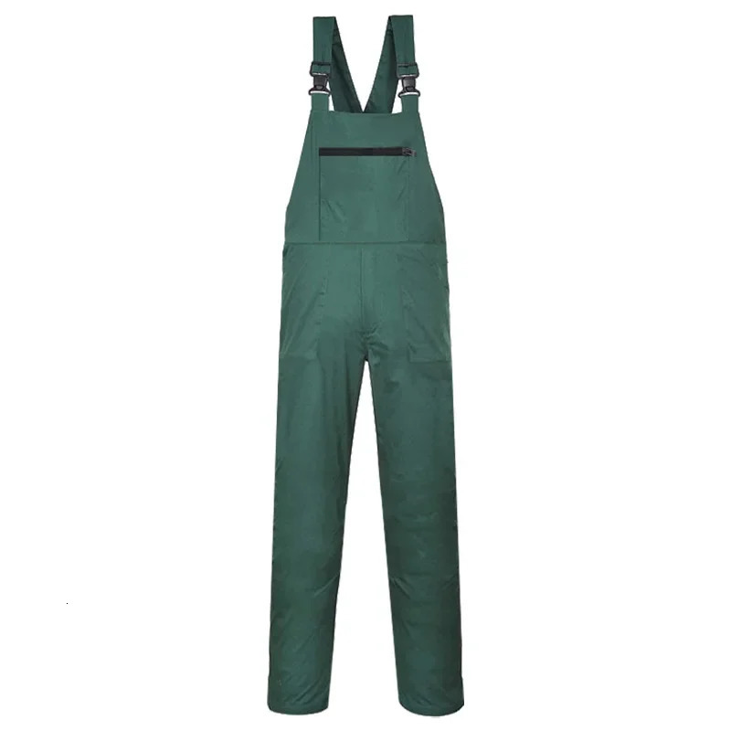 100% cotton bib cover mens workwear plus size M5XL protective sleeveless pants 250326