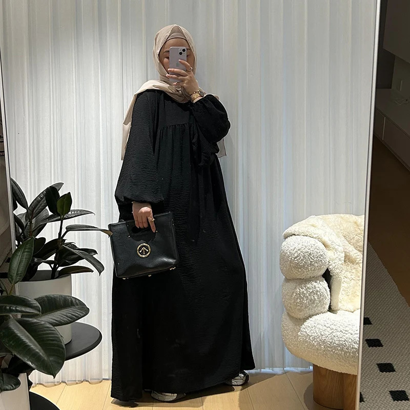 Abaya Muslim womens clothing Middle Eastern Robe plus size MU225 250326