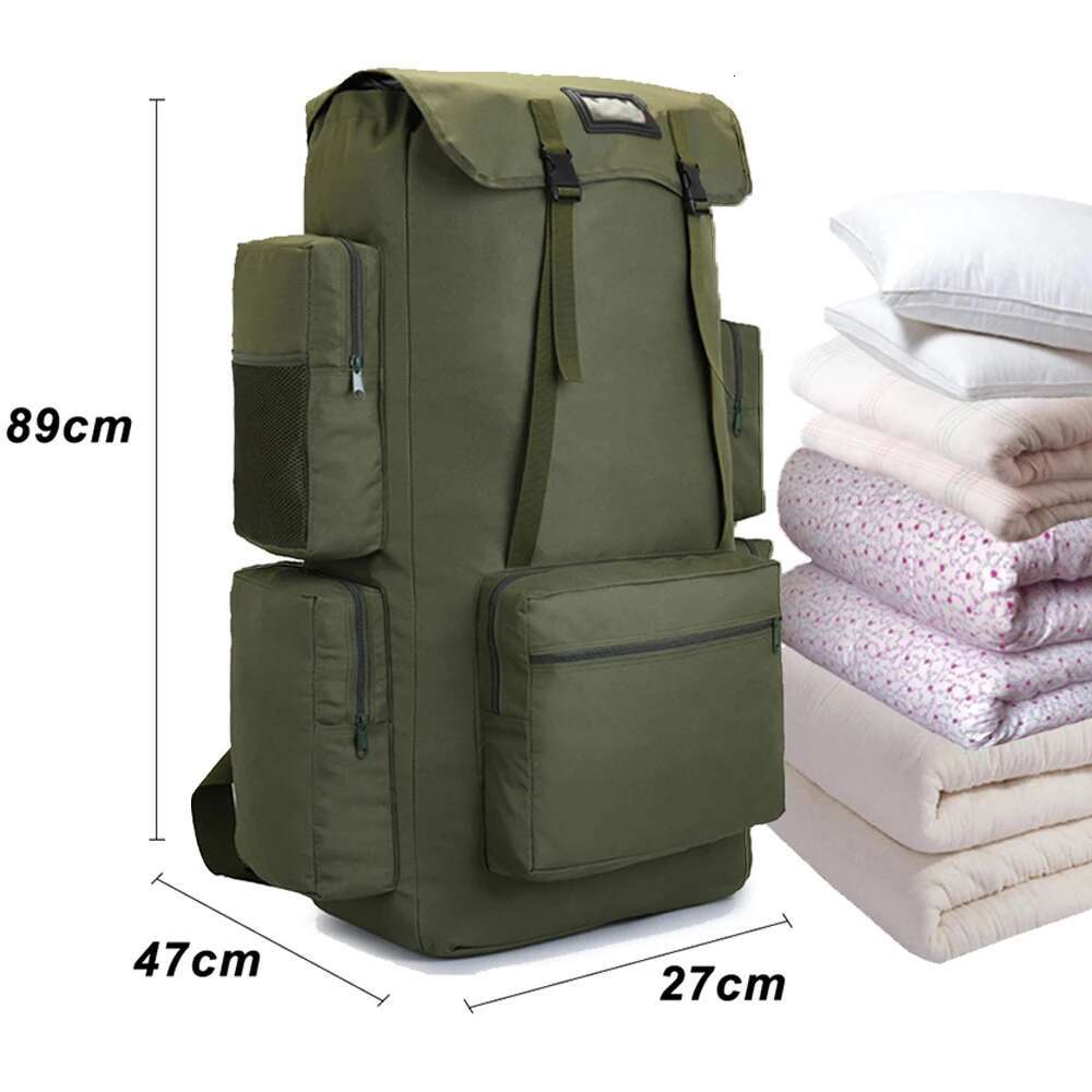 110L 130L Large Camping Backpack Travel Outdoor Lage Bags Hiking Trekking For Men Molitary Tactical Shoulder Bag
