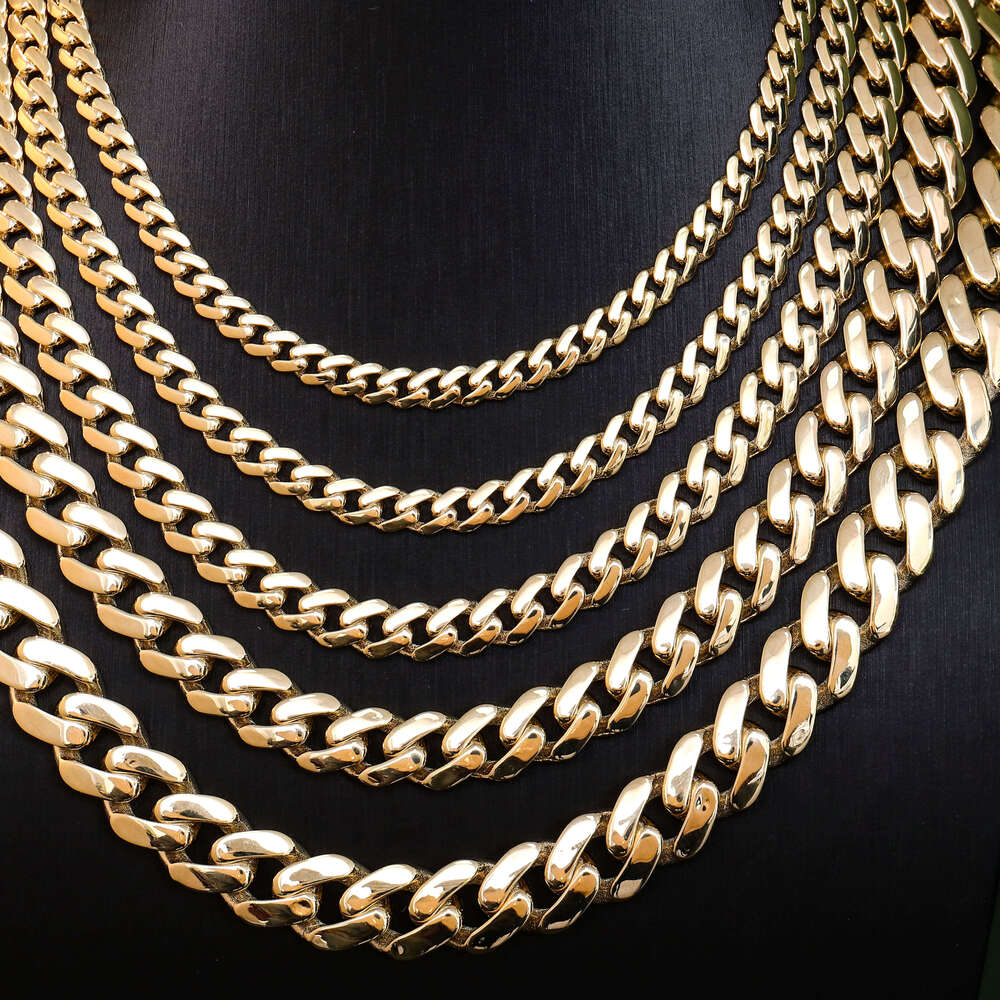Custom Wholesale Price Cuban Link Chain Hip Hop Chain Mens Hip-hop Necklace DEF Vvs Moissanite Cuban Link Chain for Men