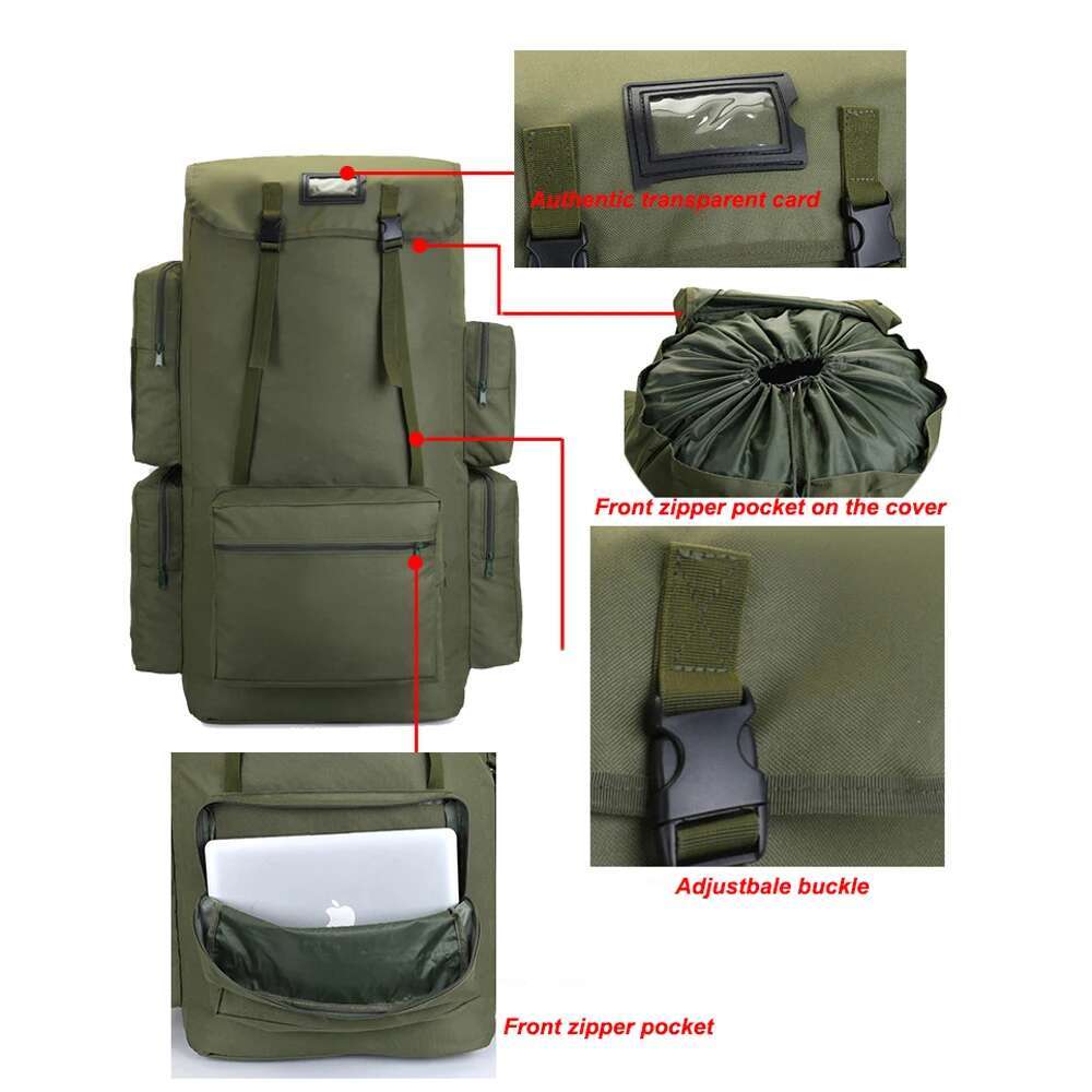 110L 130L Large Camping Backpack Travel Outdoor Lage Bags Hiking Trekking For Men Molitary Tactical Shoulder Bag
