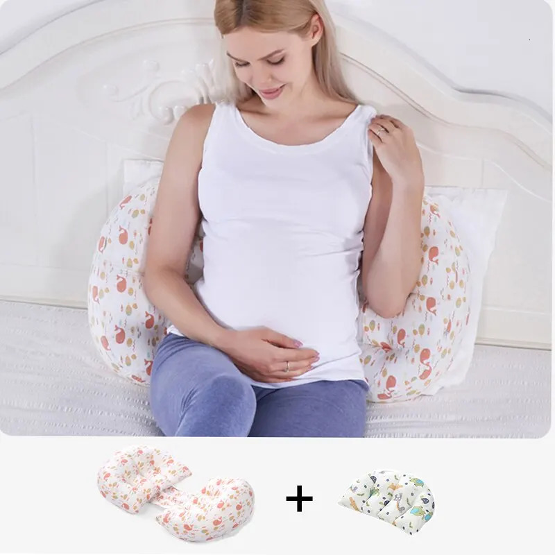 Cotton Waist Maternity Pillow For Pregnant Women Pregnancy Pillow U Full Body Pillows To Sleep Pregnancy Cushion Pad Product 250326