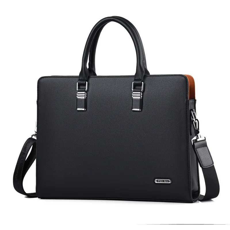 Men Business Briefcase for Husband Shoder Bag M Laptop Briefcases Bags Large Capacity Mens Handbag Bolso Mujer Z250327