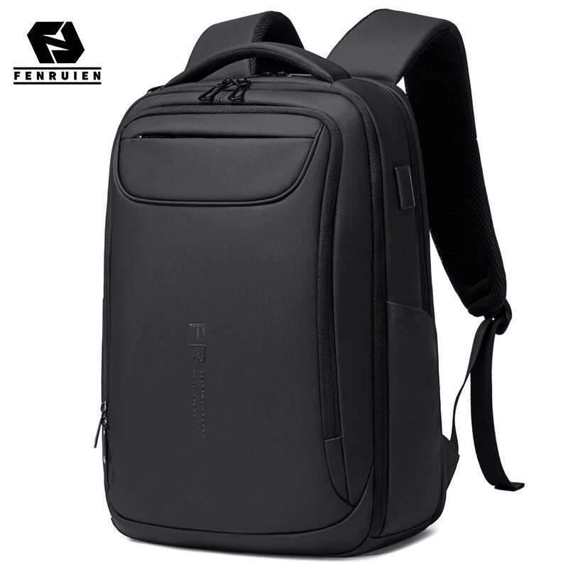 FENRUIEN New Men 3.0 USB Port Charge Large Capacity Multifunction Schoolbag Business Waterproof Backpack