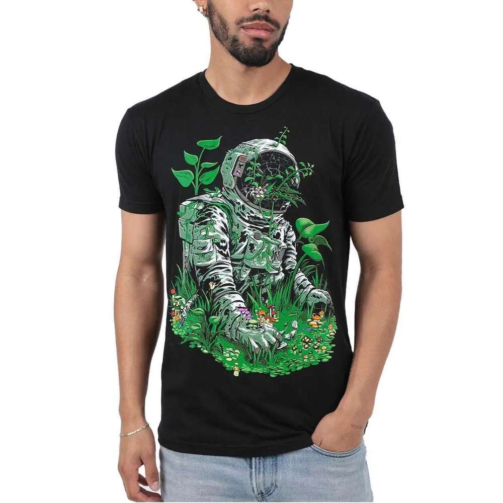Enter AM Men's Pattern T-shirt S-4XL Premium Short Sleeve Color T-shirt Trippy Astronaut Design High Quality 50988