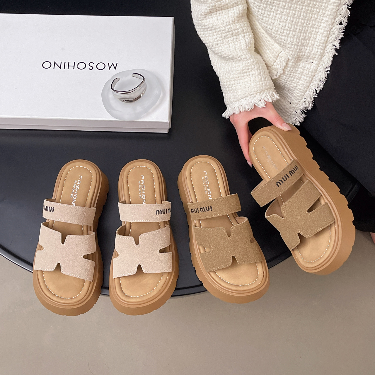 Free Shipping 2025 new designer sandals slippers platform casual comfortable sandals slides womans sandal outdoor Slipper woman shoes