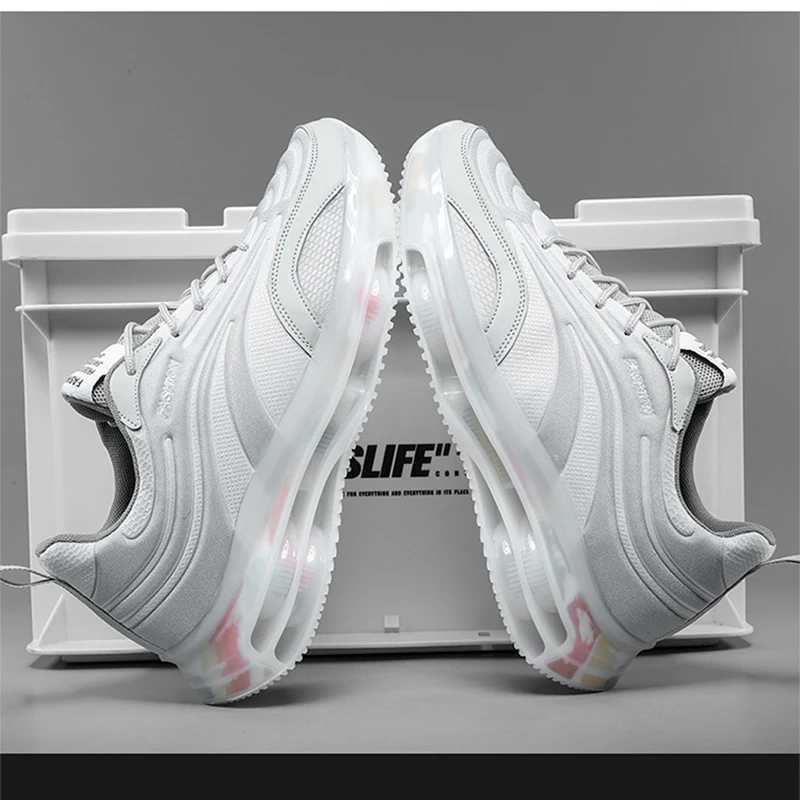 Summer New Mens Shoes Korean Edition Sneakers Mens Fashion Casual Elastici Sole Shoes Popcorn Mesh Sports Running Shoes Z250326