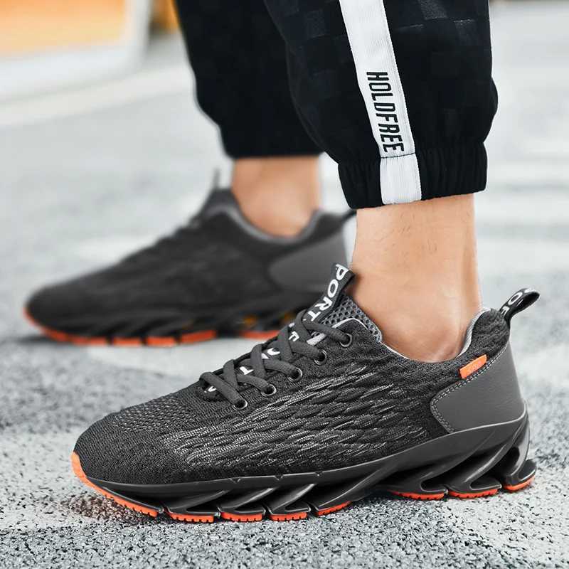Mens running shoes Plus sizes 45 46 47 casual sports shoes luxury cushioned sole outdoor new summer spring 2025 Y250325