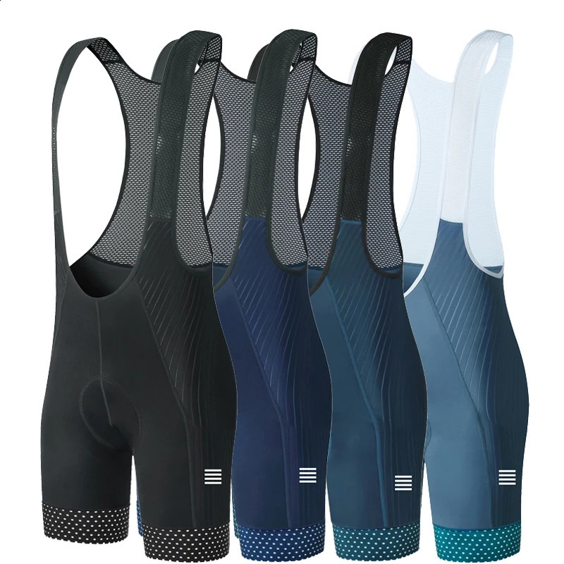 Phtxolue Men Cycling Bib Shorts Anti-Loss Zipper 6H 500KM Ride Mountain Pro Bike Shorts Blank Blue Outdoor Cycling Shorts Women 250327