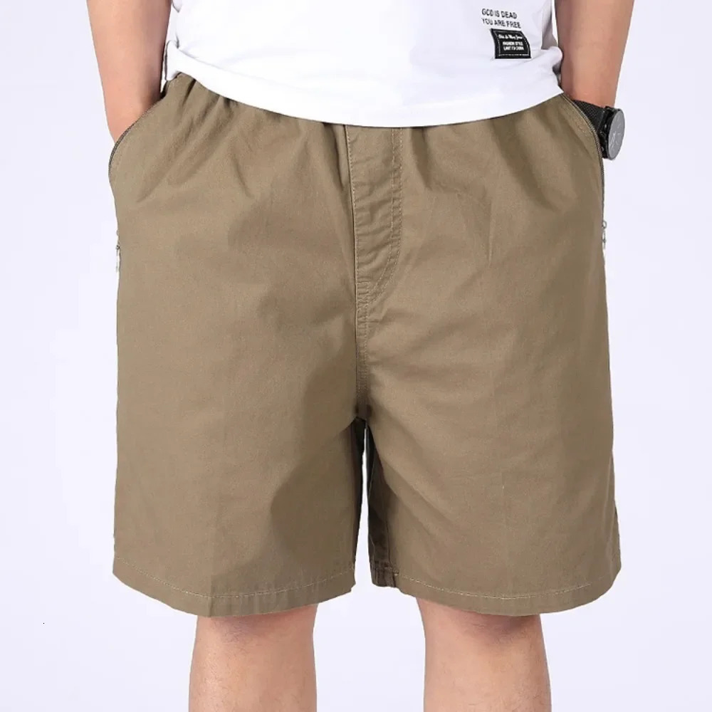 summer cotton casual shorts brushed soft loose beach wear jogging pants 250326
