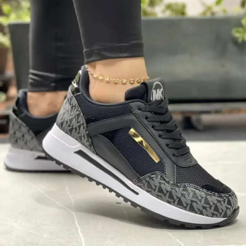 Designer Shoes New Wedge Sports Shoes Lace Up Breathable Sports Platform Women's Sports Shoes Women's High-quality And Fashionable Vulcanize