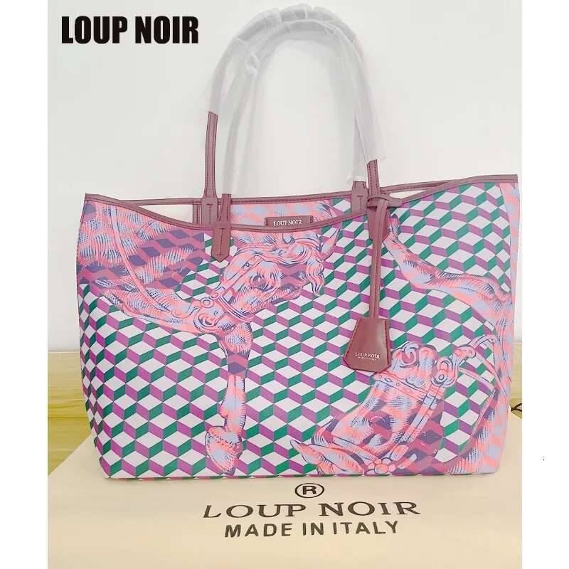 Original LOUP NOIR Brand New Womens Tote Bag Large Capacity Female Handbags Shoulder Women Bags High Quality Casual Totes