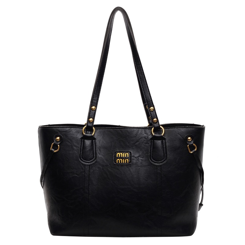 Women's handbag new simple retro large capacity armpit Tote bag women's fashion casual single shoulder crossbody 2025