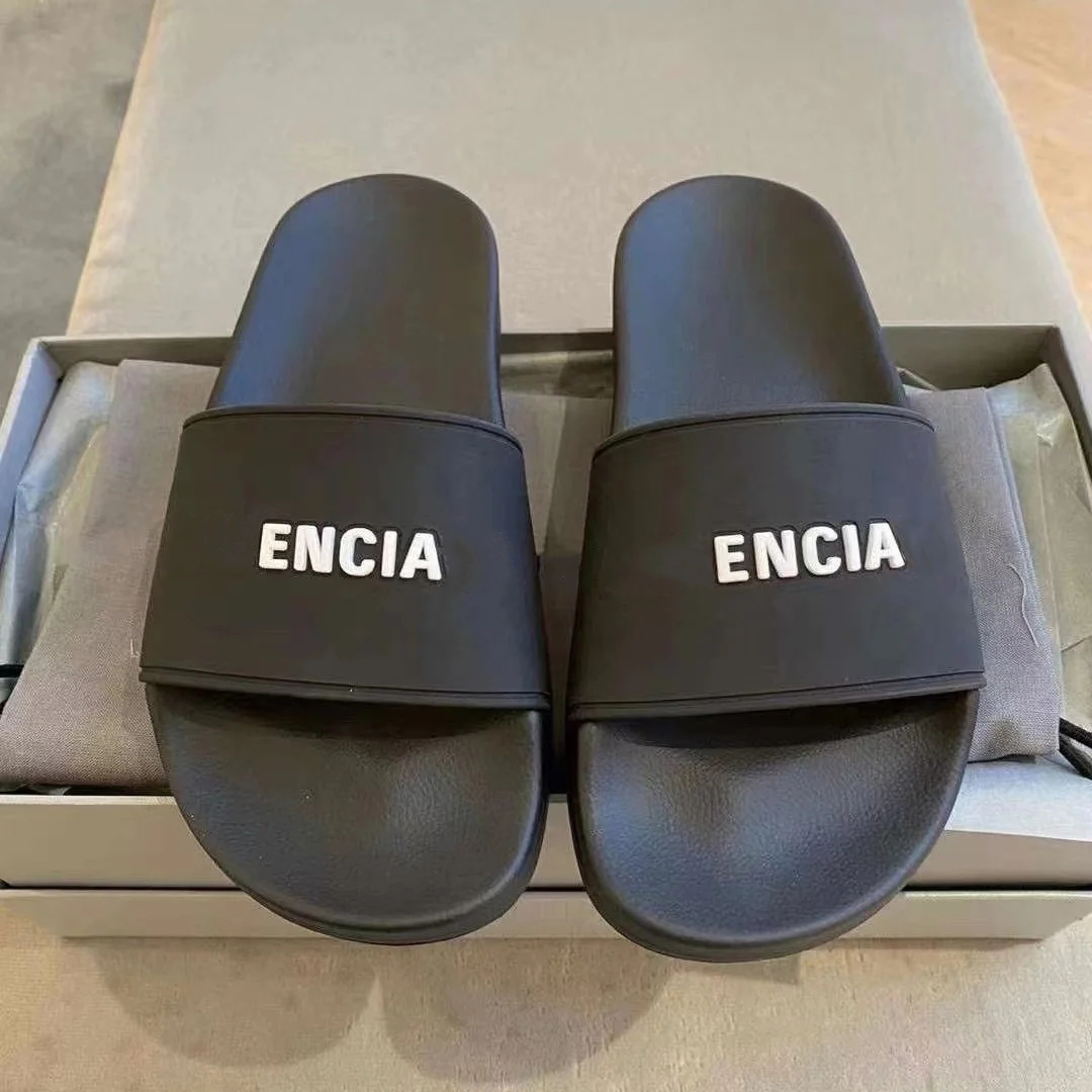 Womens AAA Slides Mens Slippers Web Black shoes Fashion luxury summer sandals beach Slipper SIZE 36-45